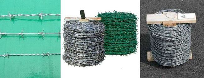 Galvanized barbed wire PVC coated barbed wire